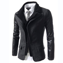 New Dress Fashion 2015 New Winter Men's Suits Dust Coat Men Slim Fit Solid Wool Male Overcoat Men's Casual suits 3color M-XXL