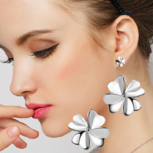 1Pair Women's Four-Leaf Clover Earrings Ear Stud Jewelry