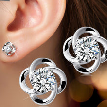 1Pair Women's Four-leaf clover Of Design Of Stud Earrings