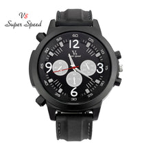 1PCS Fashion Men's Thin Silica Gel Students Sports Quartz Watch