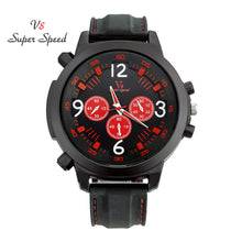 1PCS Fashion Men's Thin Silica Gel Students Sports Quartz Watch