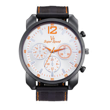 1PCS Fashion Men's Thin Silica Gel Students Sports Quartz Watch