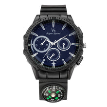 1PCS Fashion Men's Thin Silica Gel Students Sports Quartz Watch