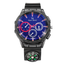 1PCS Fashion Men's Thin Silica Gel Students Sports Quartz Watch