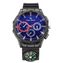 1PCS Fashion Men's Thin Silica Gel Students Sports Quartz Watch