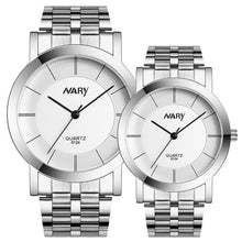 1 pair Men And Women Watch Single Quartz Stainless Steel Wrist Watches