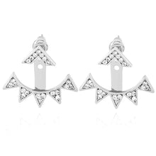 1 Pair New Fashion Simple Alloy Triangle Women Stud Earrings GD