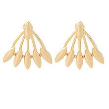 1 Pair New Fashion Simple Alloy Horse Eye Women Stud Earrings GD