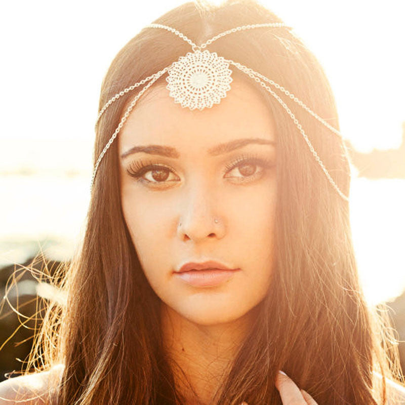 1PC Womens Tassels Head Chain Jewelry Headband Party Headpiece Hair Band