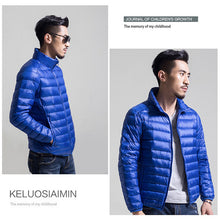 Mens Autumn Winter Duck Down Jacket