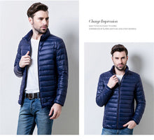 Mens Autumn Winter Duck Down Jacket
