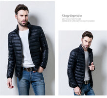 Mens Autumn Winter Duck Down Jacket