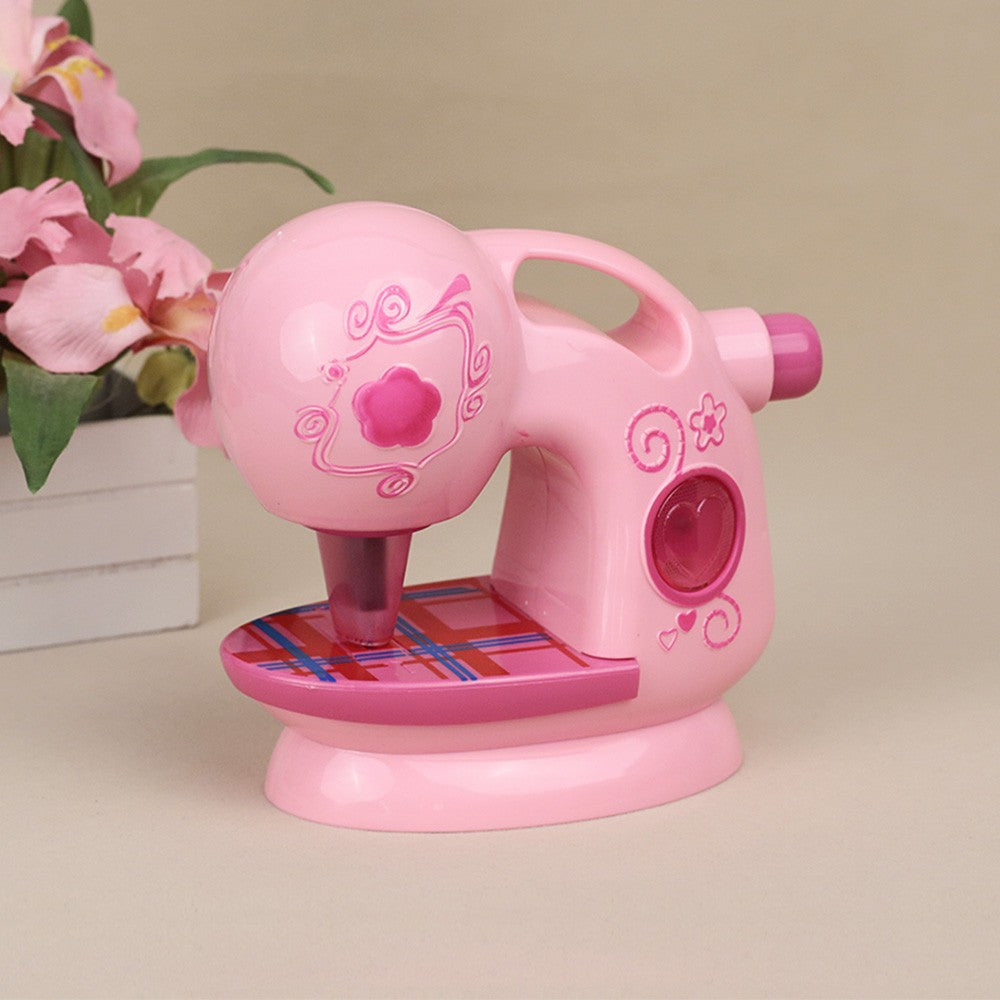 Electric Sewing Machine Toy with Light and Music Kids Pretend Play